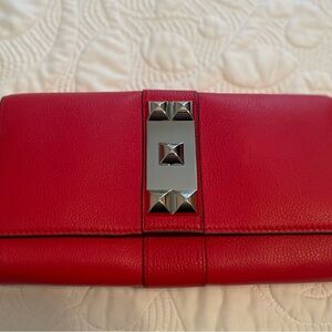 Leather clutch